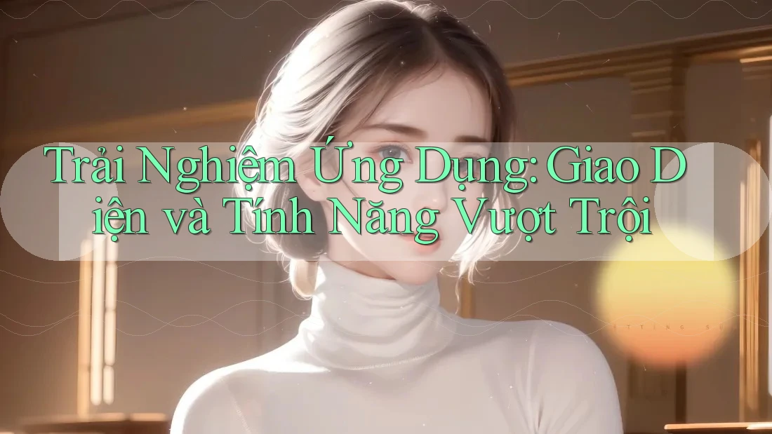Trải Nghiệm Ứng Dụng: Giao Diện và Tính Năng Vượt Trội
