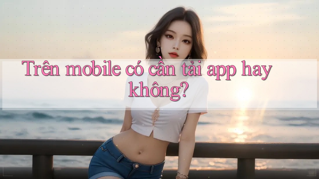 Trên mobile có cần tải app hay không? Trên mobile có cần tải app hay không?