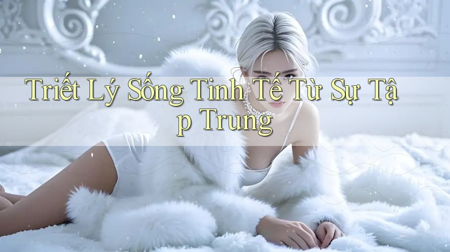 Triết Lý Sống Tinh Tế Từ Sự Tập Trung Triết Lý Sống Tinh Tế Từ Sự Tập Trung