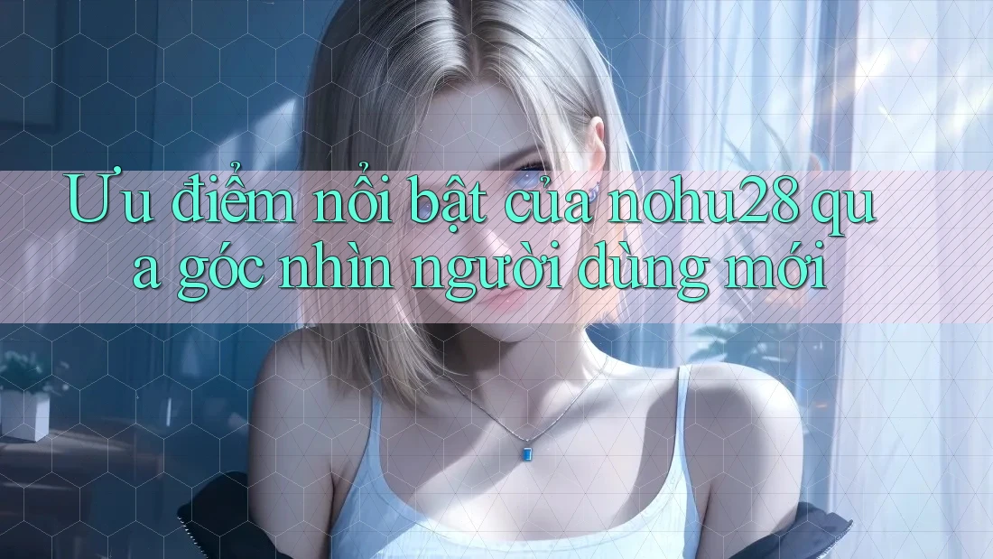 Ưu điểm nổi bật của nohu28 qua góc nhìn người dùng mới
