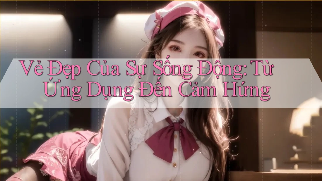Vẻ Đẹp Của Sự Sống Động: Từ Ứng Dụng Đến Cảm Hứng Vẻ Đẹp Của Sự Sống Động: Từ Ứng Dụng Đến Cảm Hứng